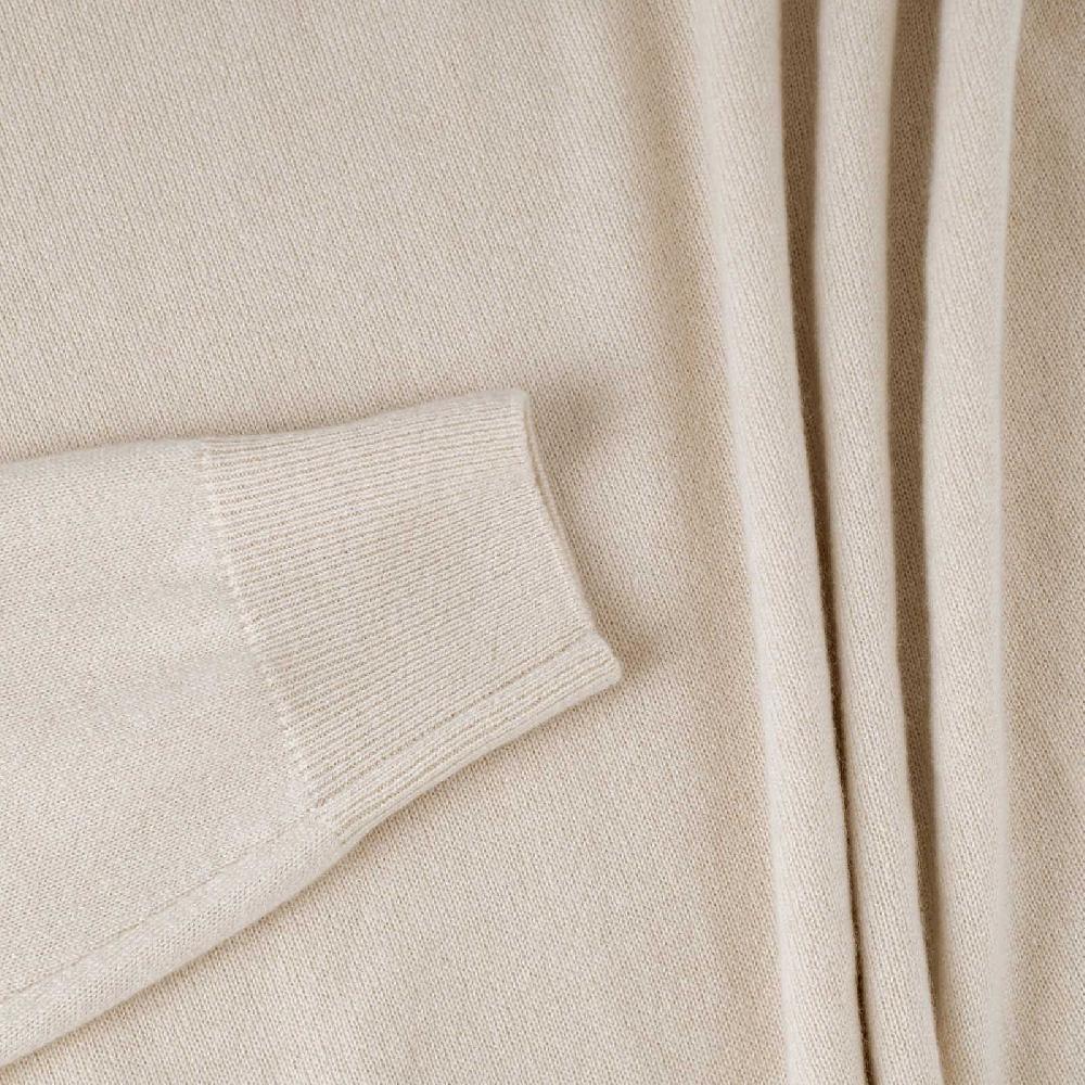 Rubinacci Polo in cashmere panna 2025