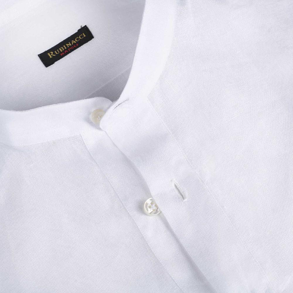 Rubinacci Polo guru in lino bianco Vendita