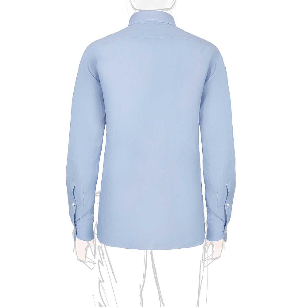 Rubinacci Camicia lino azzurra Promozione