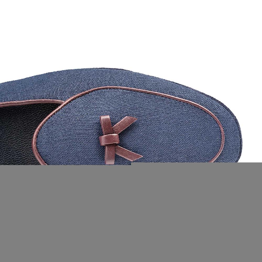 Rubinacci Marphy lino blu Convenienza