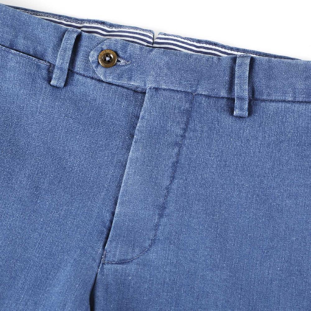 Rubinacci Pantalone in cotone jeans 4 stagioni Presa