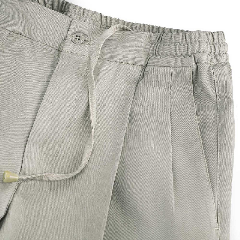Rubinacci Pantalone leisure in cotone grigio chiaro Online