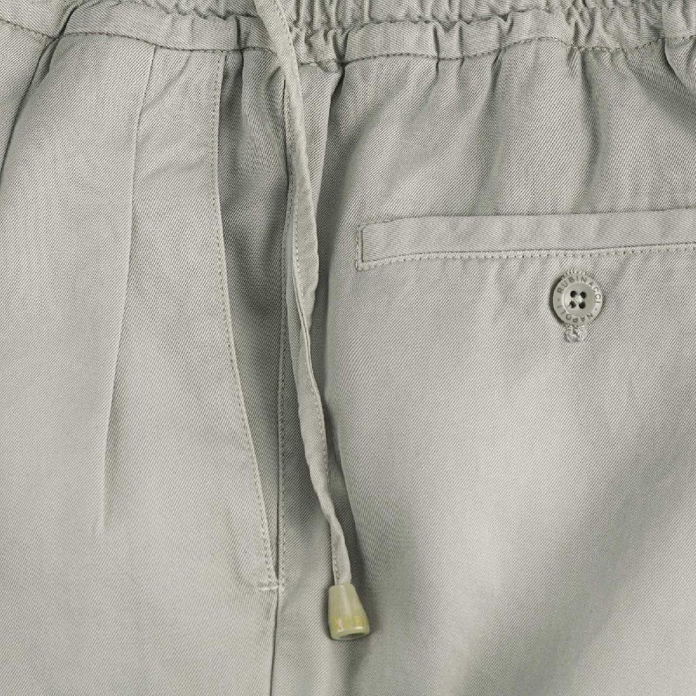 Rubinacci Pantalone leisure in cotone grigio chiaro Online
