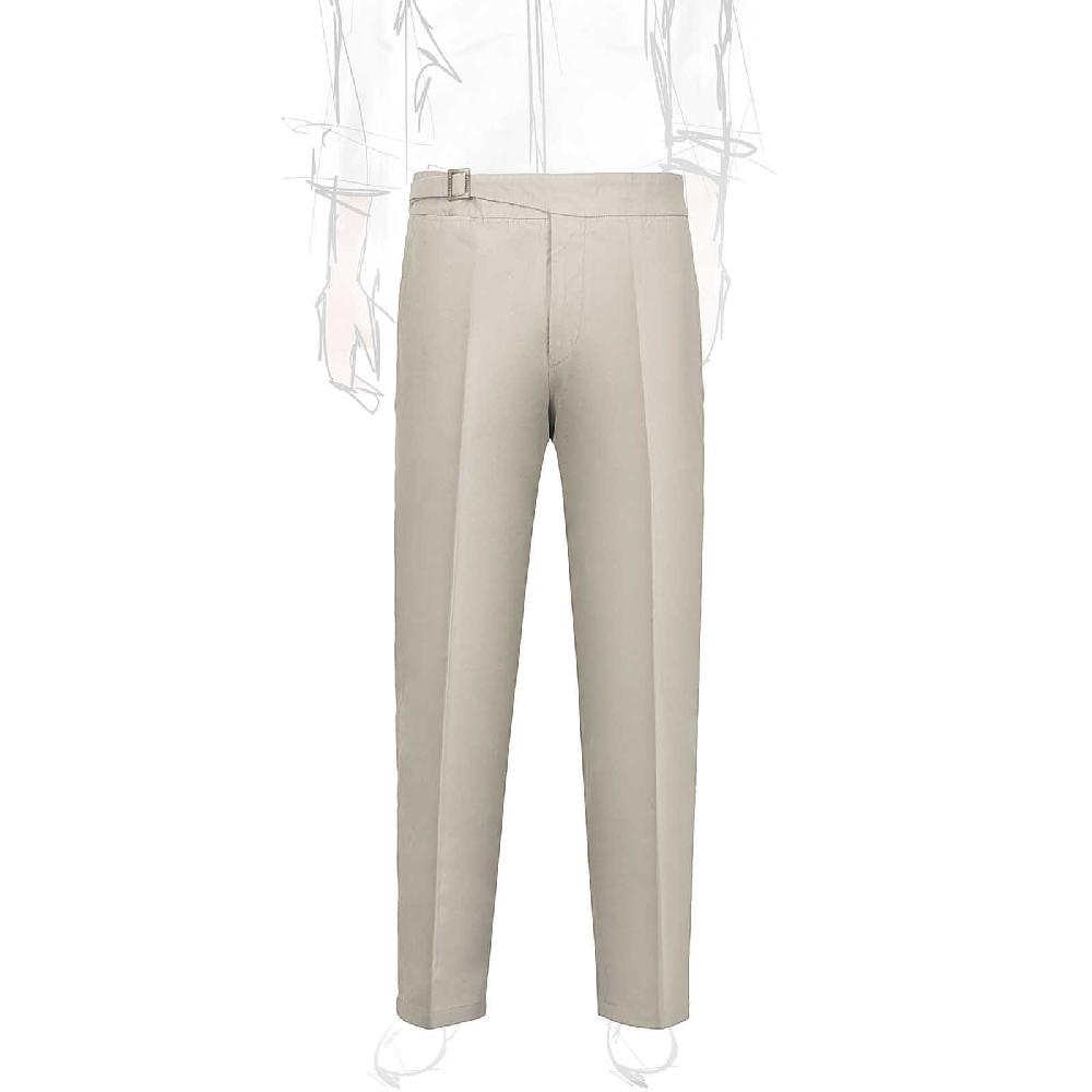 Rubinacci Pantalone genny in cotone beige Hotsell