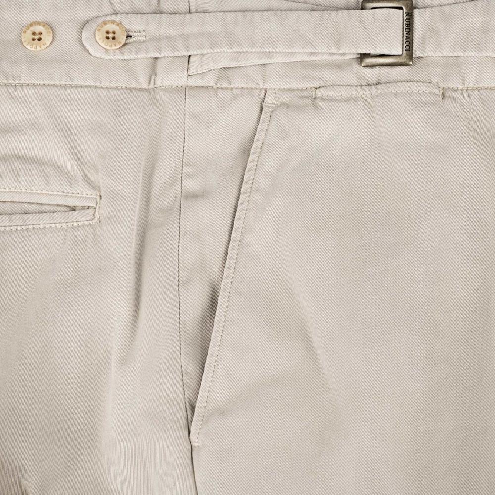 Rubinacci Pantalone genny in cotone beige Hotsell