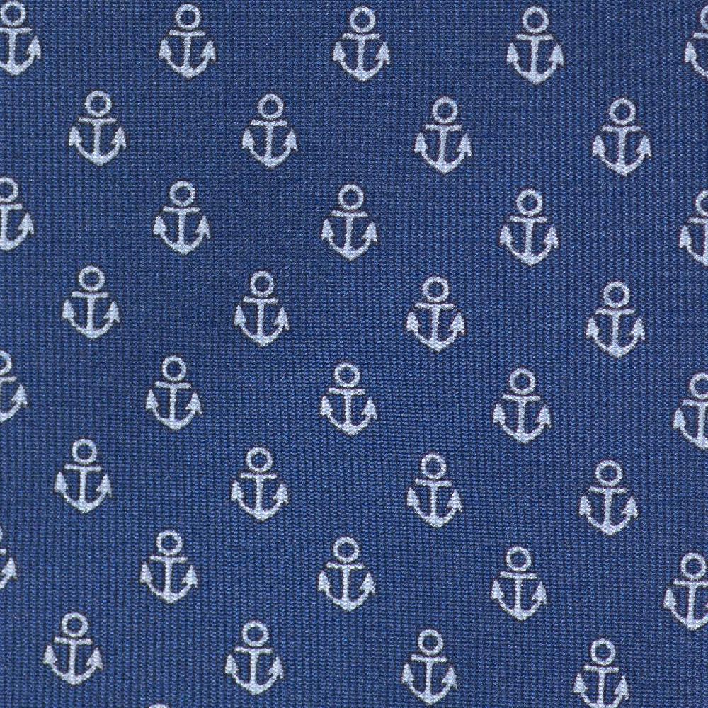 Rubinacci Cravatta in twill di seta con stampa ancora celeste Negozio online di fabbrica