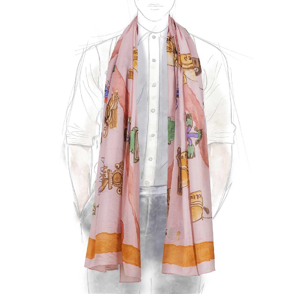 Rubinacci Stola mendoza rosa Online Outlet