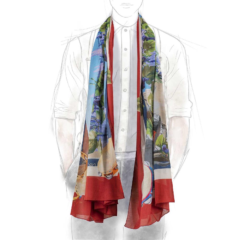 Rubinacci Stola tarantella rosso Bestseller