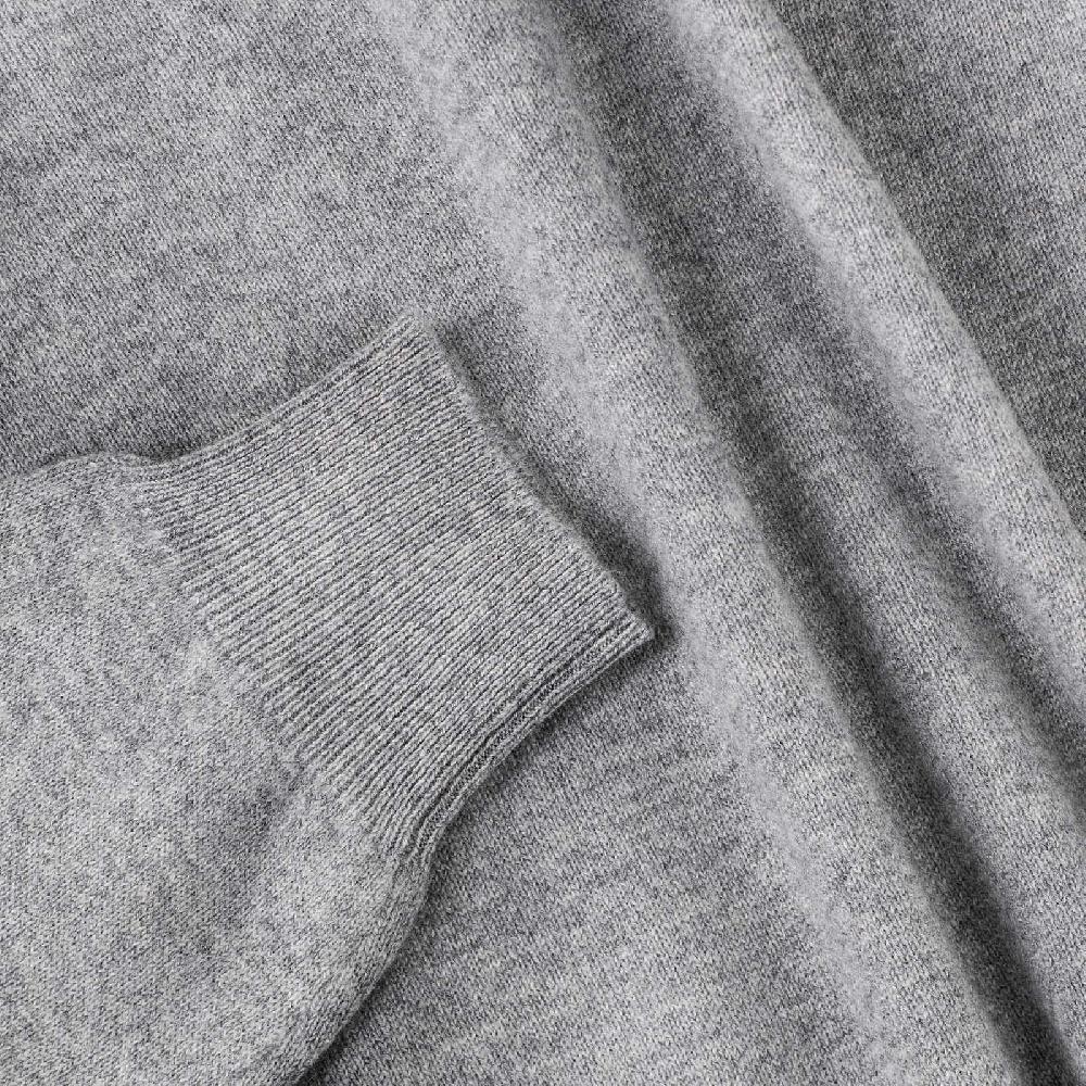 Rubinacci Polo in cashmere grigio Enormi sconti