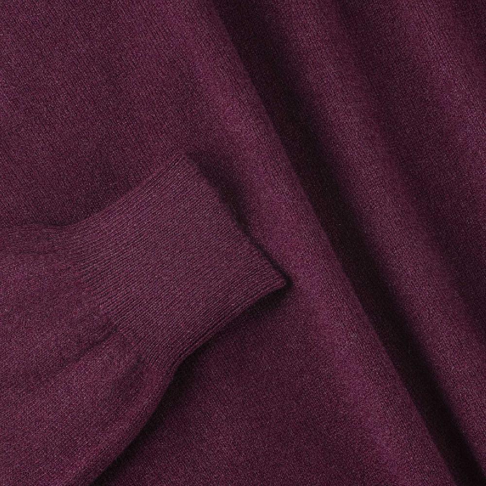Rubinacci Polo in cashmere vino 50% di sconto con spedizione gratuita