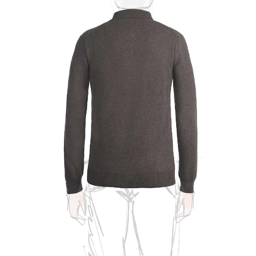 Rubinacci Polo in cashmere tortora Black Friday Prezzi