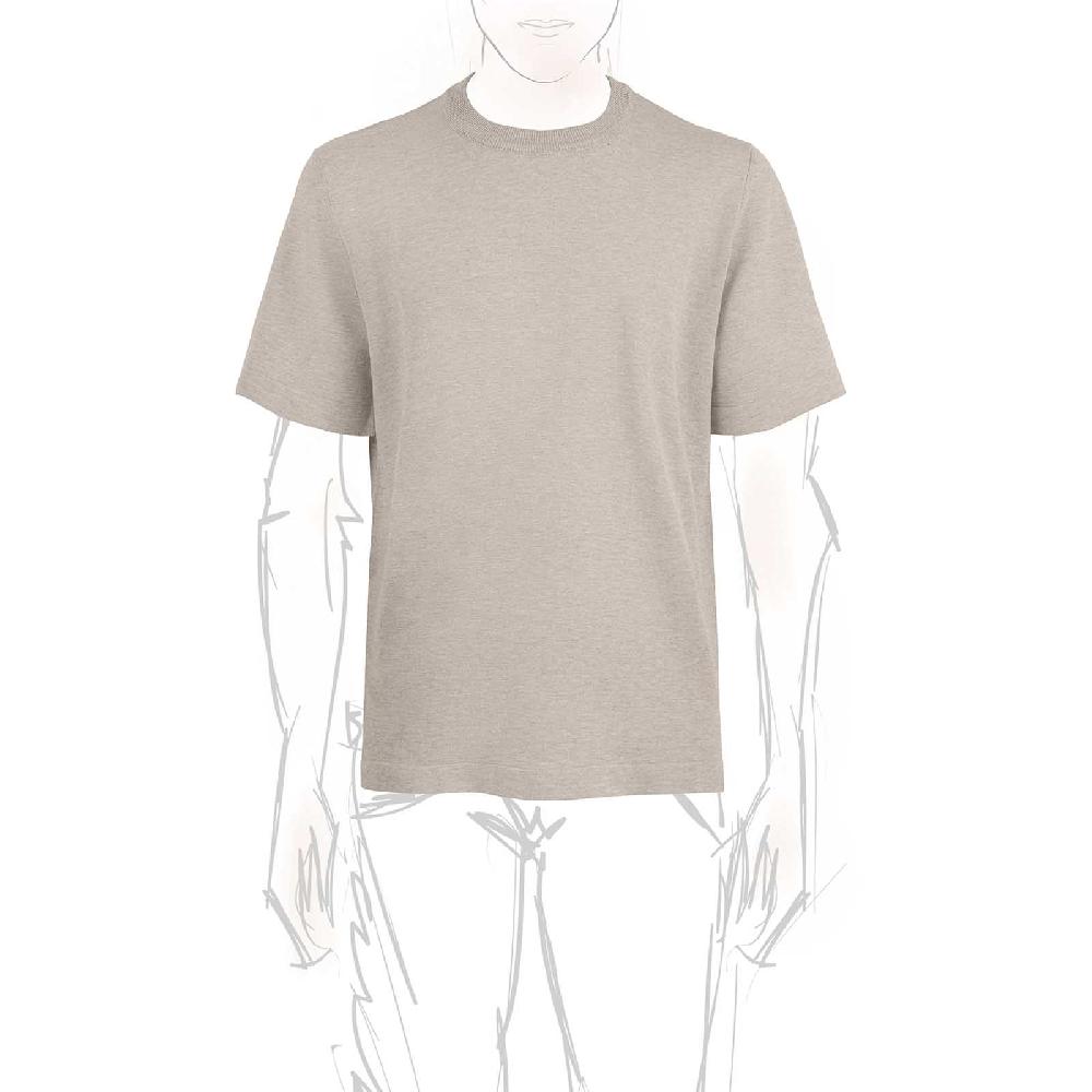 Rubinacci T-Shirt cotone beige Duty-free