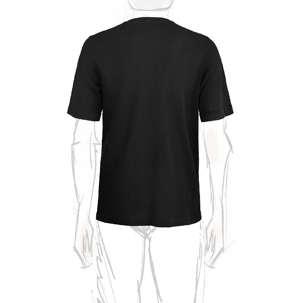 Rubinacci T-Shirt cotone nera 50% di sconto per tempo limitato