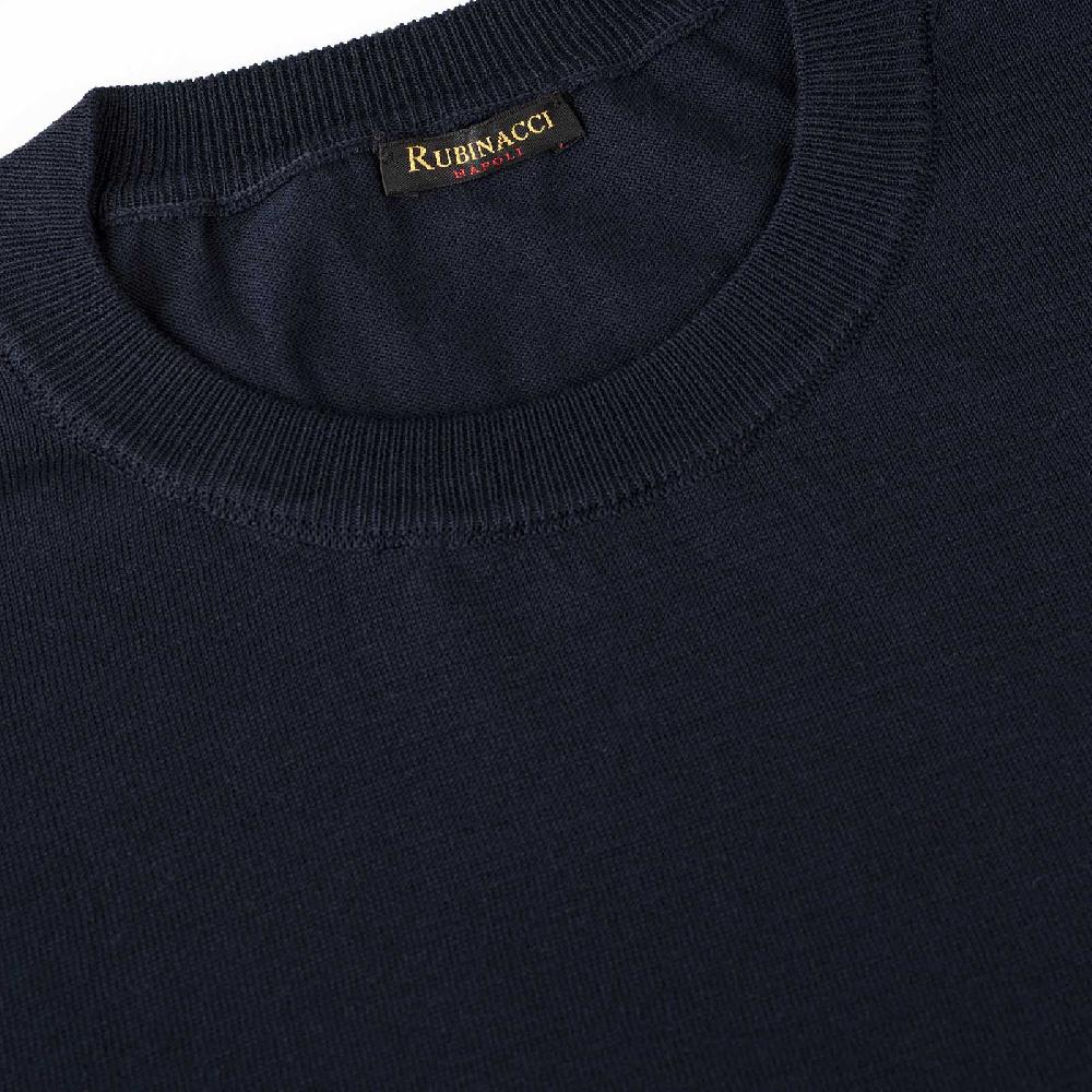 Rubinacci T-Shirt cotone blu Italy