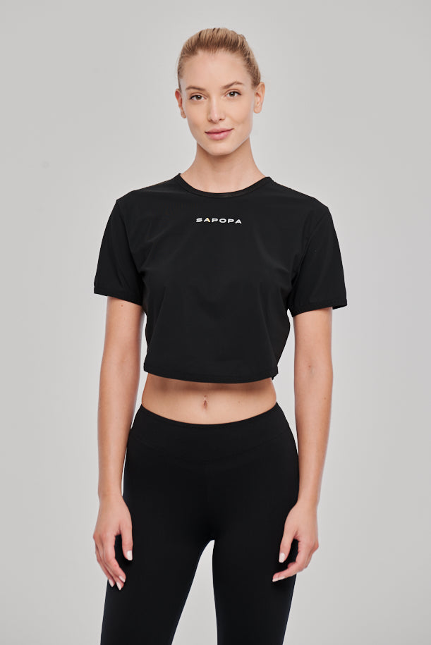 Sàpopa Sapopa Black T Shirt Soddisfazione Garantita