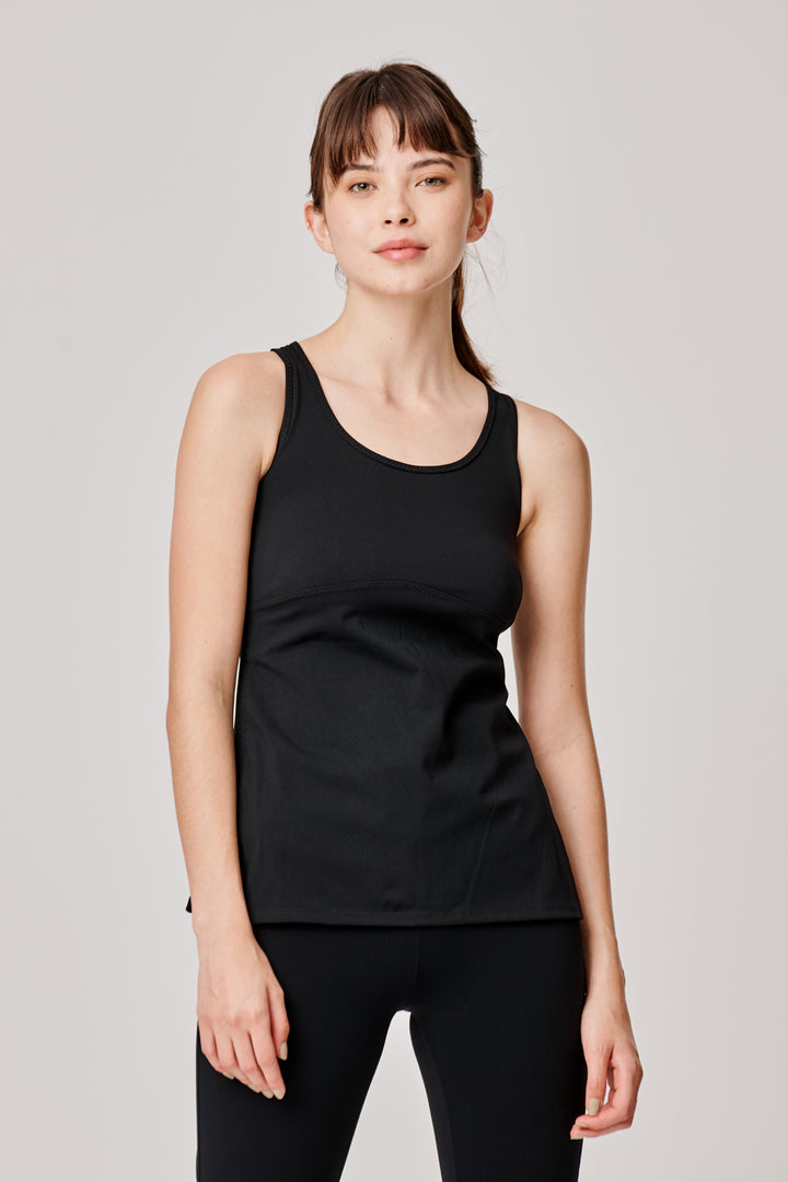 Sàpopa Classico Black Tank Top Vendite Flash