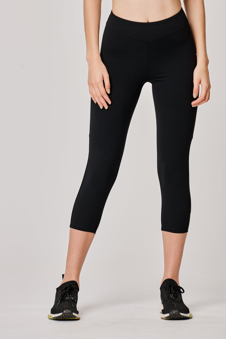 Sàpopa Valeria Crop Black Leggings Italia