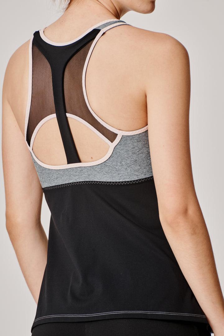 Sàpopa Classico Grey-Pink Tank Top Italy