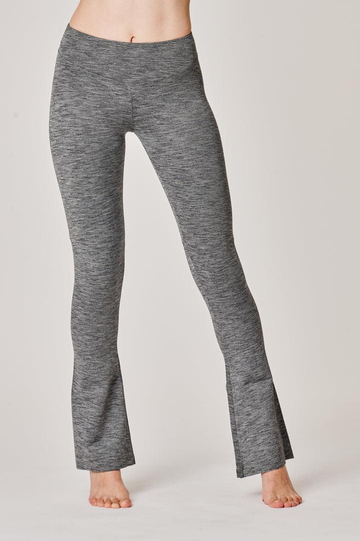Sàpopa Vortice Grey Flare Leggings In Linea