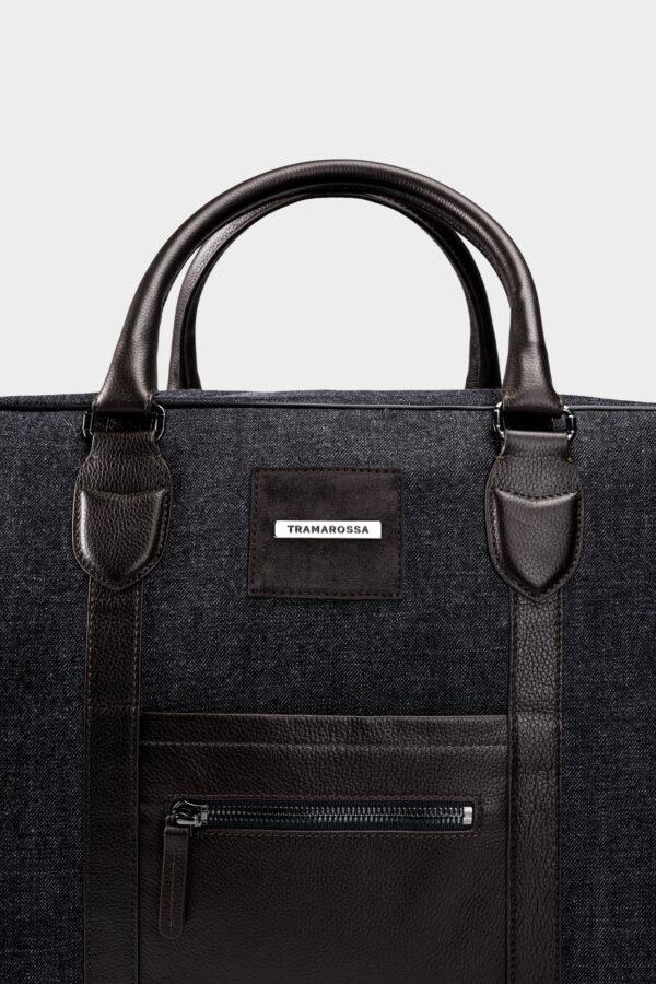 Sartoria Tramarossa MILANO – Borsa Bowling – Brown Prezzo Ridotto