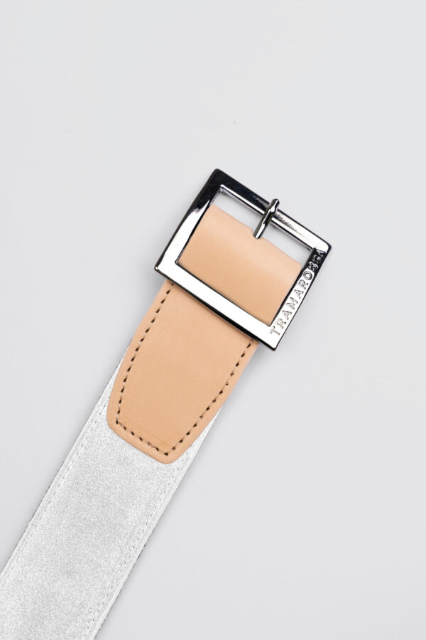 Sartoria Tramarossa CINTURA COLOR BIANCO IN SUEDE Saldi