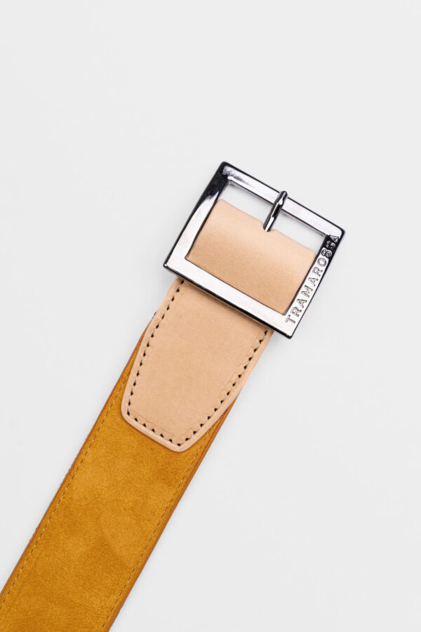 Sartoria Tramarossa CINTURA COLOR OCRA IN SUEDE Offerte