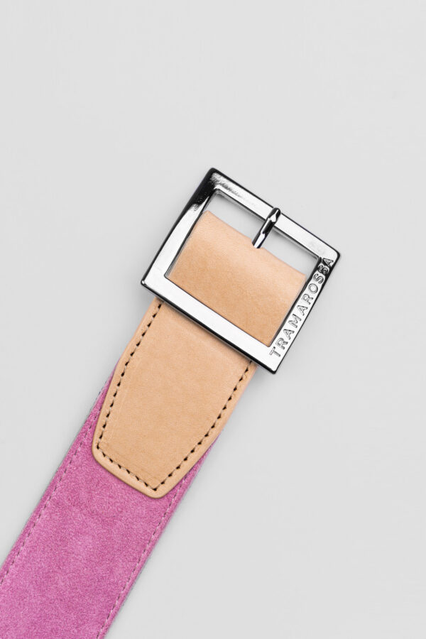 Sartoria Tramarossa CINTURA COLOR ROSA IN SUEDE Hotsell
