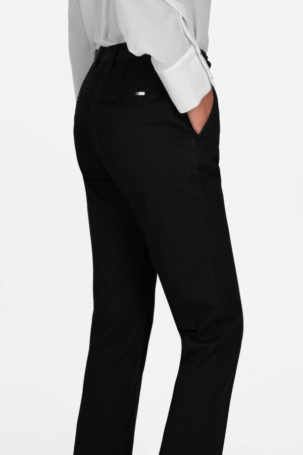 Sartoria Tramarossa PANTALONE ADELE SLIM IN DENIM NERO Vendita Calda