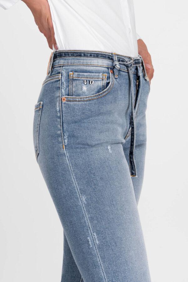 Sartoria Tramarossa JEANS AMERICA SLIM IN DENIM BLU MEDIO In Saldo