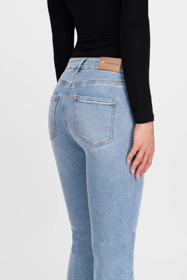Sartoria Tramarossa JEANS GRETA BOOTCUT IN DENIM BLU MEDIO Moda