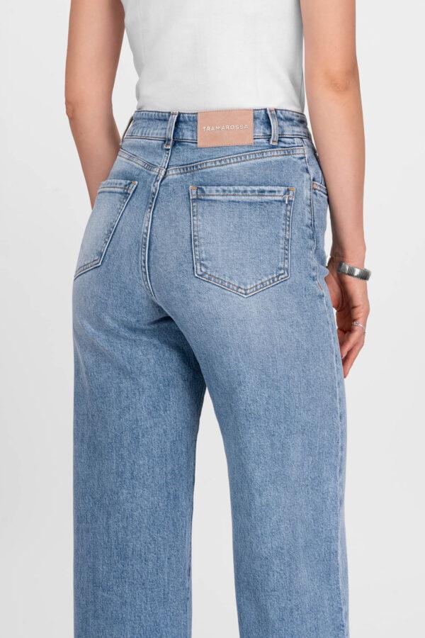 Sartoria Tramarossa JEANS VIOLA WIDE LEG IN DENIM BLU CHIARO 2025