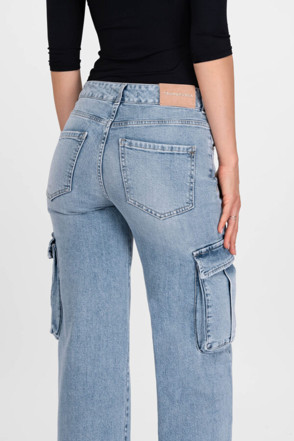Sartoria Tramarossa JEANS PETRA WIDE LEG IN DENIM BLU CHIARO 2025