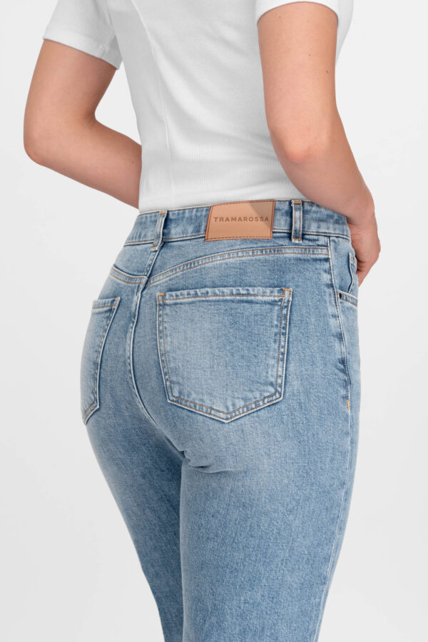 Sartoria Tramarossa JEANS MONICA MUM IN DENIM BLU CHIARO Vendita