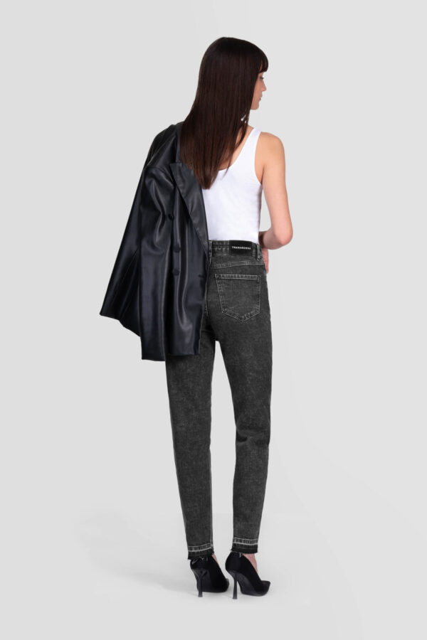 Sartoria Tramarossa JEANS MONICA MUM IN DENIM NERO Spedizione Gratuita