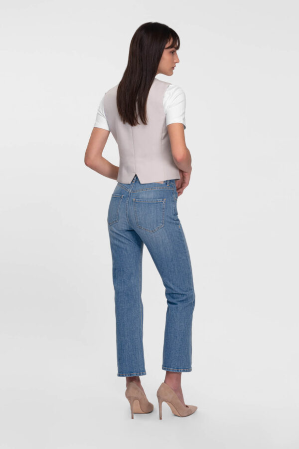 Sartoria Tramarossa JEANS MONICA FLARE CUT FLARE IN DENIM BLU MEDIO Pezzi Unici
