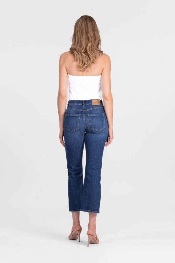 Sartoria Tramarossa JEANS MONICA FLARE CUT FLARE IN DENIM BLU MEDIO Soddisfazione Garantita