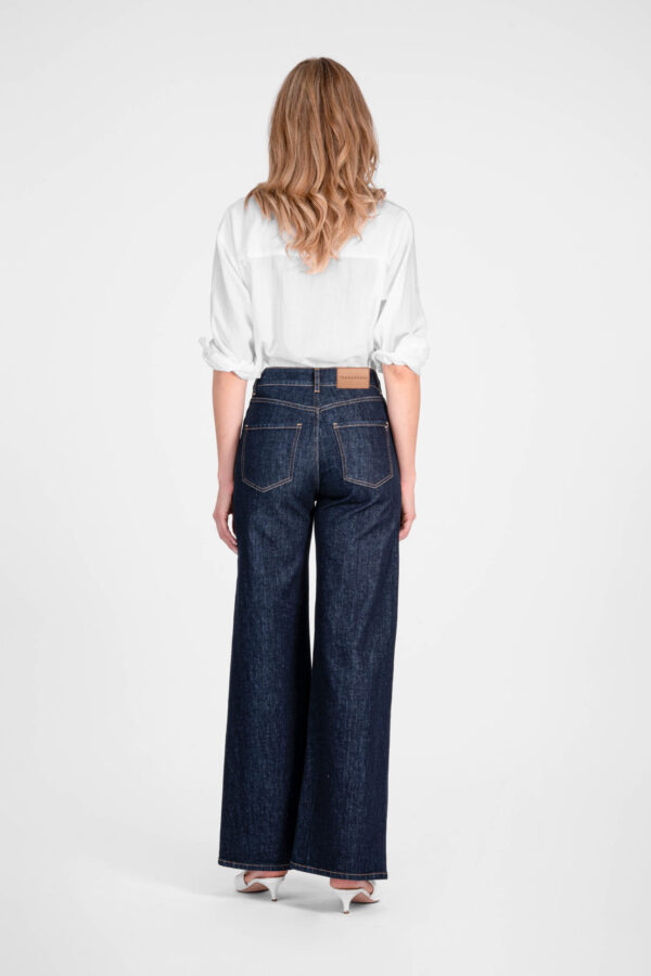 Sartoria Tramarossa JEANS MONICA WIDE WIDE LEG IN DENIM NERO Fino Al -60%