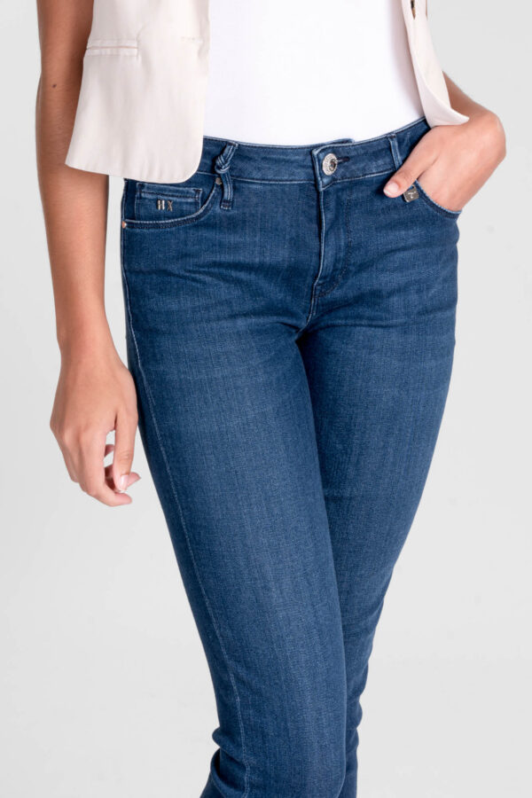 Sartoria Tramarossa JEANS BIANCA CAPRI SKINNY IN DENIM STRETCH BLU MEDIO Convenienza