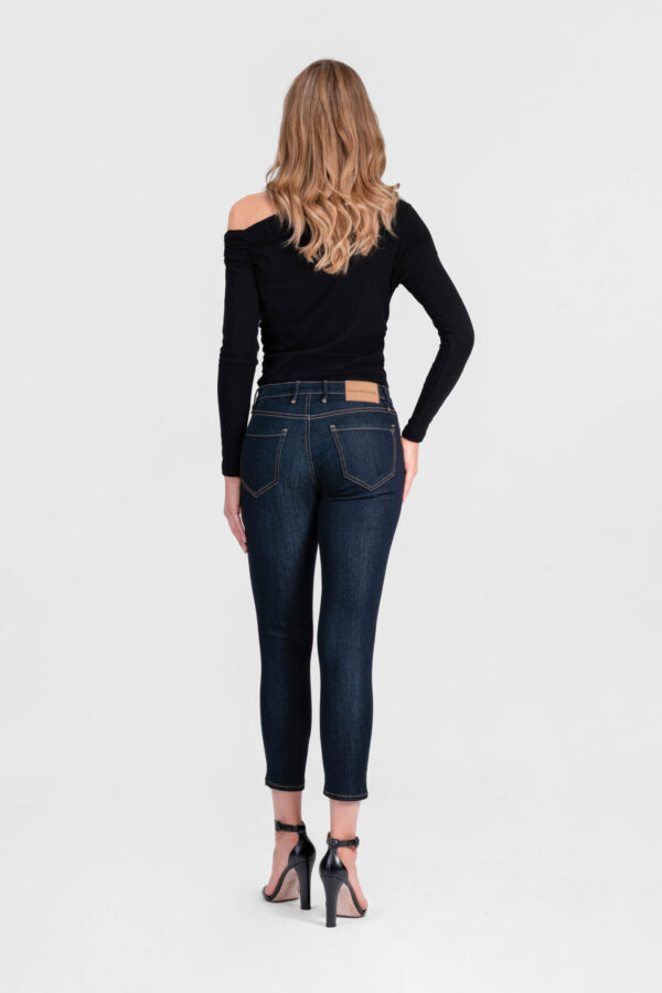 Sartoria Tramarossa JEANS BIANCA CAPRI SKINNY IN DENIM STRETCH BLU SCURO Offerta esclusiva