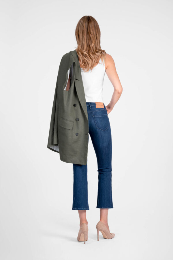 Sartoria Tramarossa JEANS BIANCA FLARE CUT FLARE IN DENIM STRETCH BLU MEDIO Black Friday
