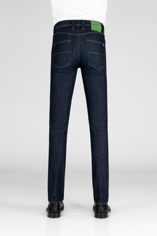 Sartoria Tramarossa JEANS LEONARDO BUTTONS REGULAR IN DENIM BLU SCURO Hotsell