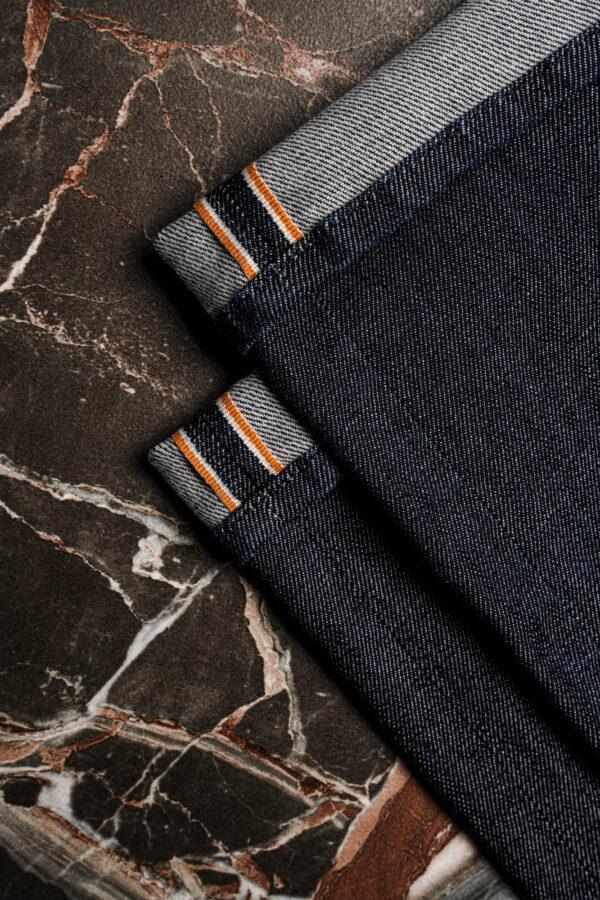 Sartoria Tramarossa JEANS LEONARDO ZIP REGULAR IN DENIM LIZARD MADREPERLA BLU SCURO In Saldo