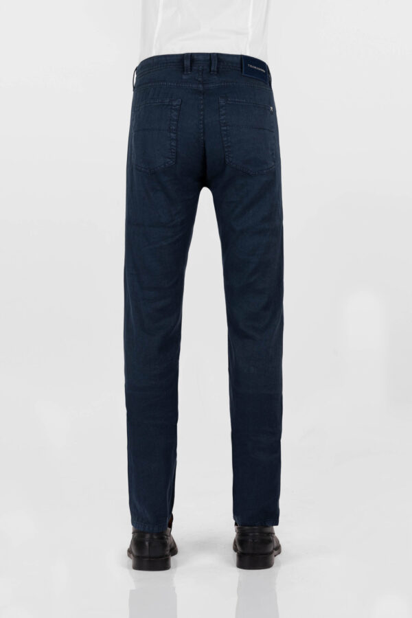 Sartoria Tramarossa JEANS MICHELANGELO REGULAR IN DENIM LINO BLU SCURO Italy