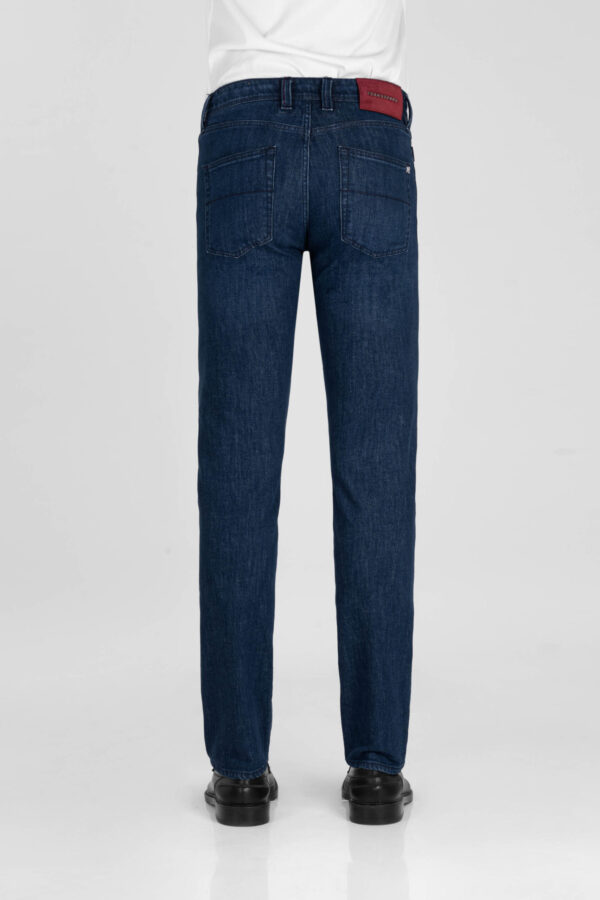 Sartoria Tramarossa JEANS LEONARDO BUTTONS REGULAR IN DENIM BLU MEDIO Fino Al -60%