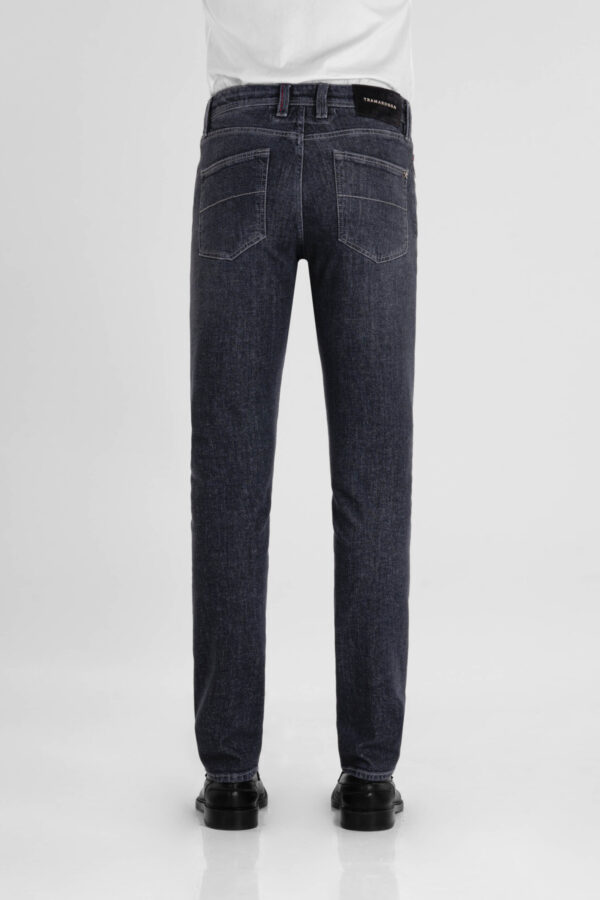 Sartoria Tramarossa JEANS LEONARDO BUTTONS REGULAR IN DENIM BLU GRIGIO Shopping Online