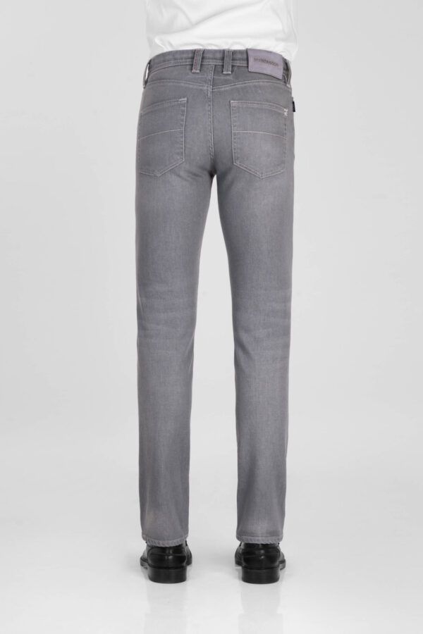 Sartoria Tramarossa JEANS LEONARDO BUTTONS REGULAR IN DENIM GRIGIO Affare Del Giorno