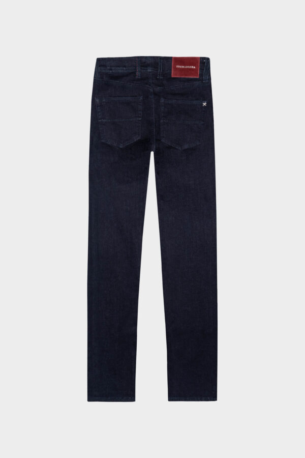 Sartoria Tramarossa JEANS MICHELANGELO ZIP SS REGULAR IN DENIM STRETCH BLU SCURO Sottocosto