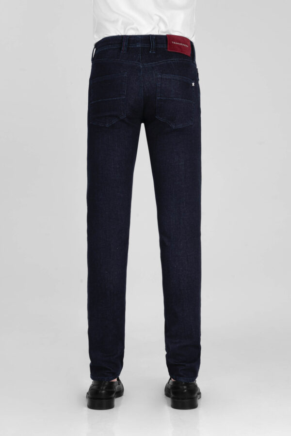 Sartoria Tramarossa JEANS MICHELANGELO ZIP SS REGULAR IN DENIM STRETCH BLU SCURO Sottocosto