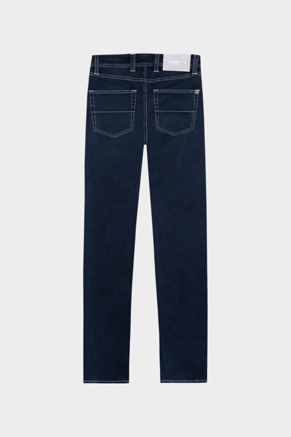 Sartoria Tramarossa JEANS MICHELANGELO ZIP SS REGULAR IN DENIM STRETCH BLU SCURO Convenienza