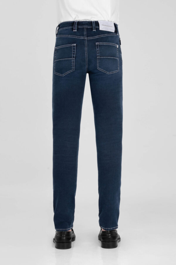 Sartoria Tramarossa JEANS MICHELANGELO ZIP SS REGULAR IN DENIM STRETCH BLU SCURO Convenienza
